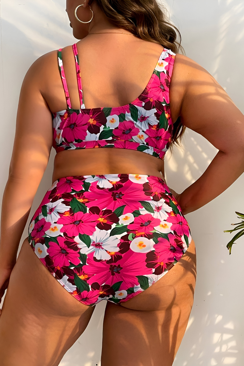 Nela™ | Bikini Plus Size z Elastycznym Kontrolą Brzucha