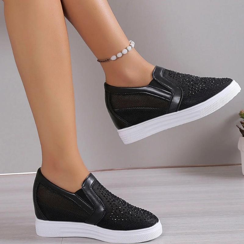 Nadja™ | Modne Kryształowe Sneakersy dla Kobiet