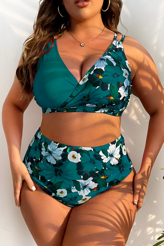 Nela™ | Bikini Plus Size z Elastycznym Kontrolą Brzucha