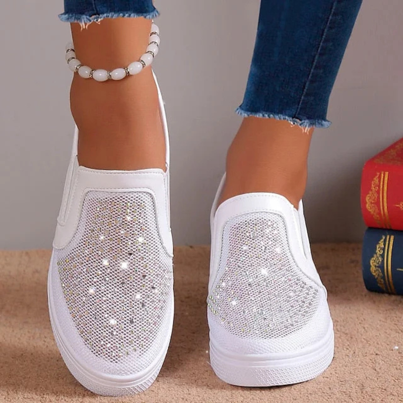 Nadja™ | Modne Kryształowe Sneakersy dla Kobiet