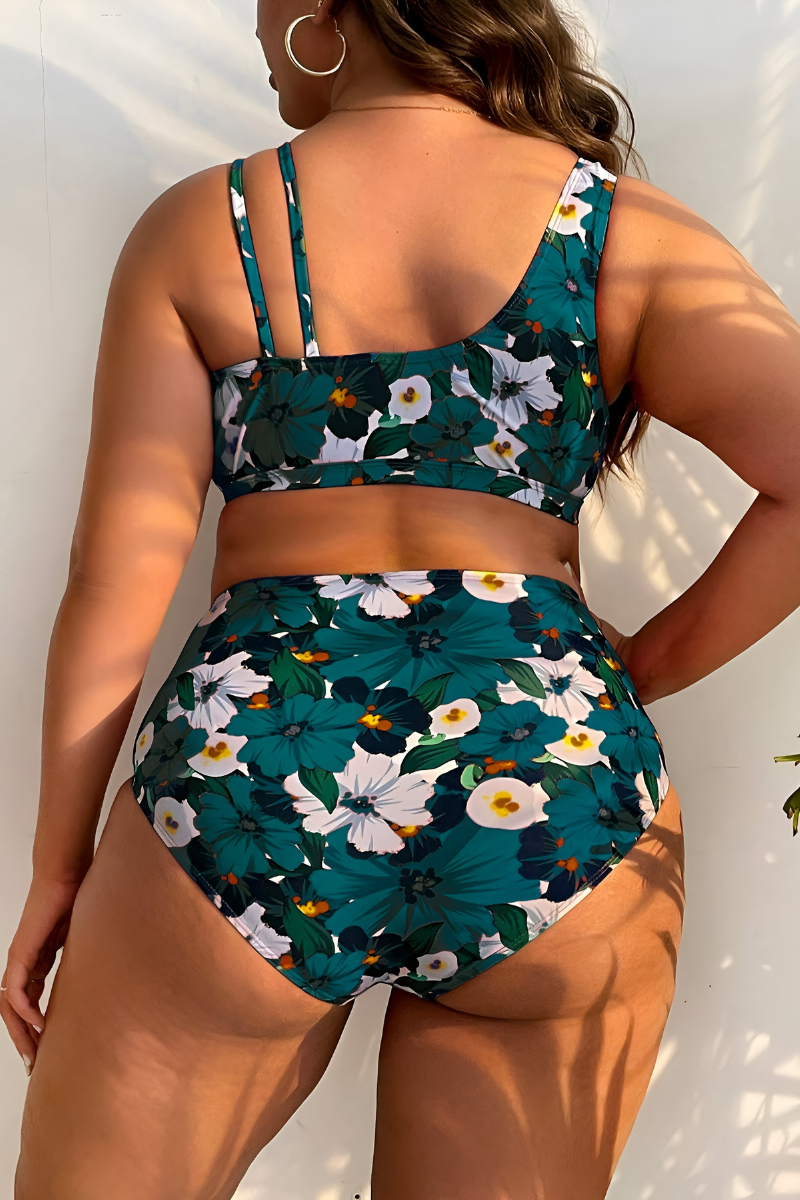 Nela™ | Bikini Plus Size z Elastycznym Kontrolą Brzucha