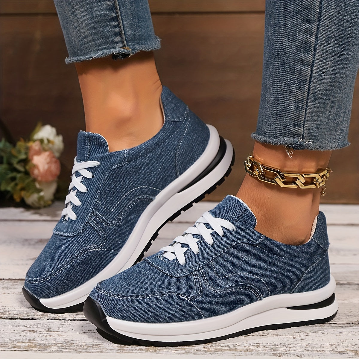 Izzy™ | Sneakersy ortopedyczne z dżinsu