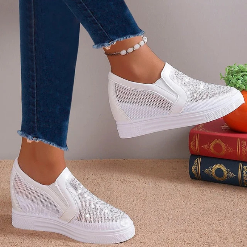 Nadja™ | Modne Kryształowe Sneakersy dla Kobiet