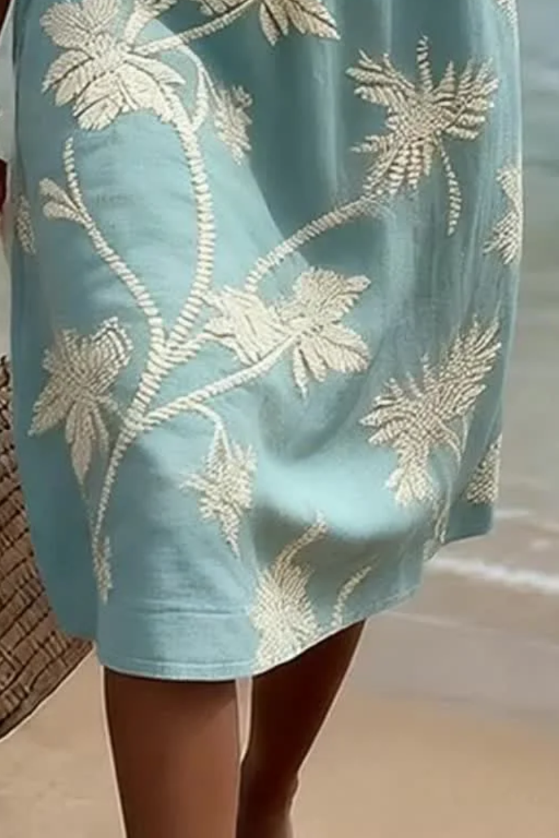 Nina™ | Elegancka Kwiatowa Sukienka Midi