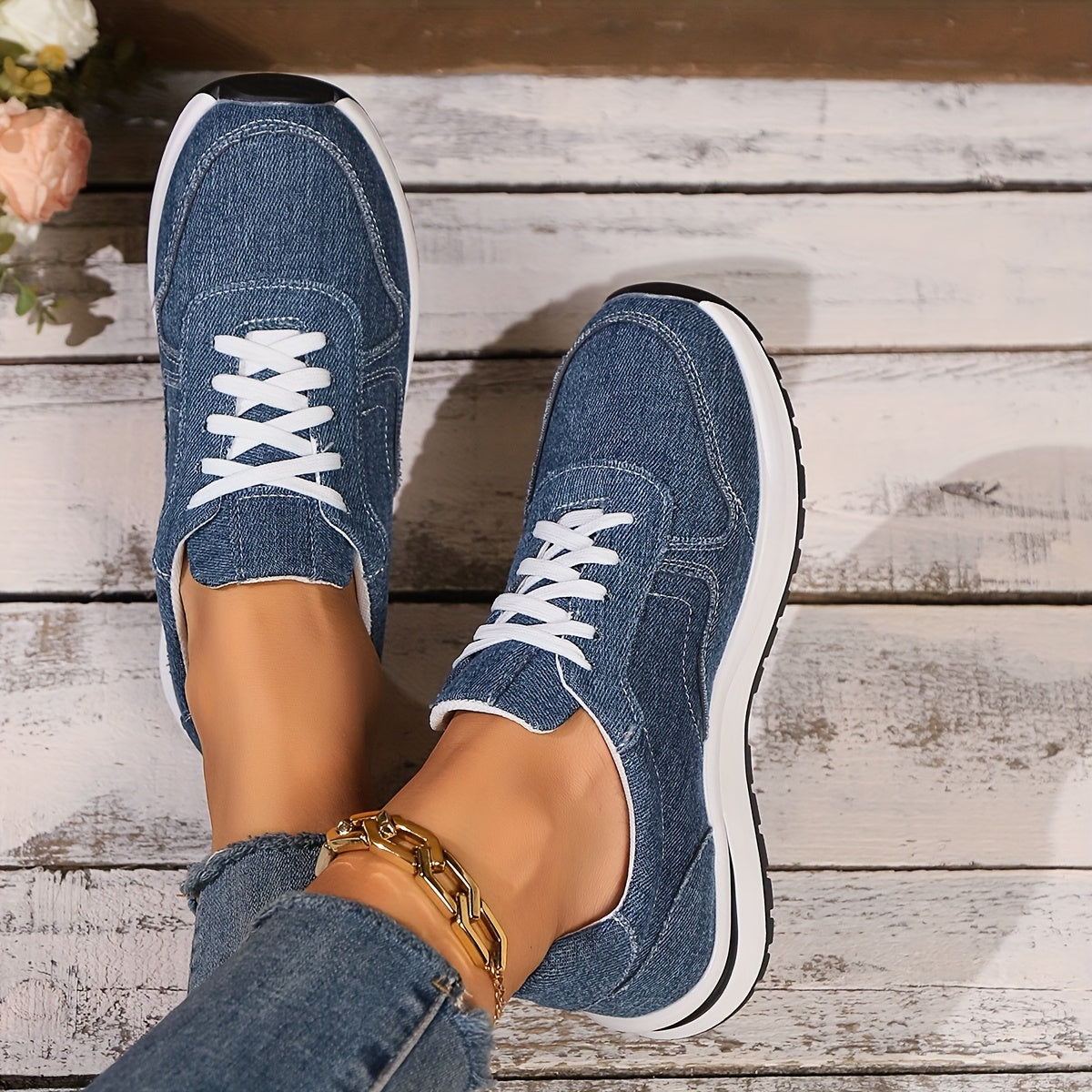 Izzy™ | Sneakersy ortopedyczne z dżinsu