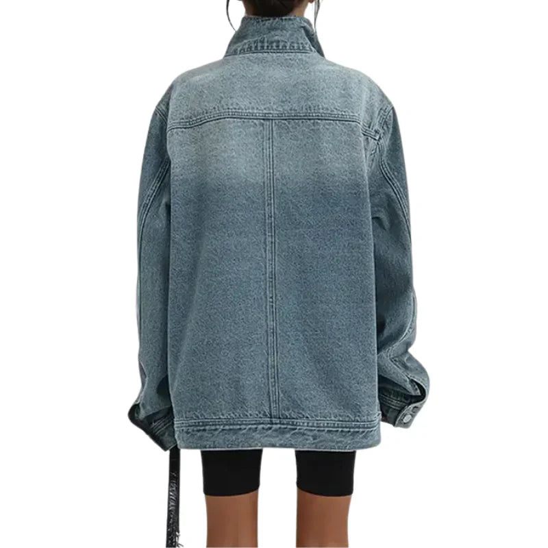 Luna™ | Casualowa Luźna Kurtka Jeansowa