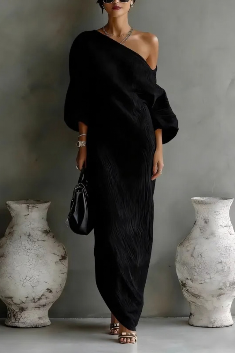 Alva™ | Elegancka Sukienka Maxi Na Jedno Ramię