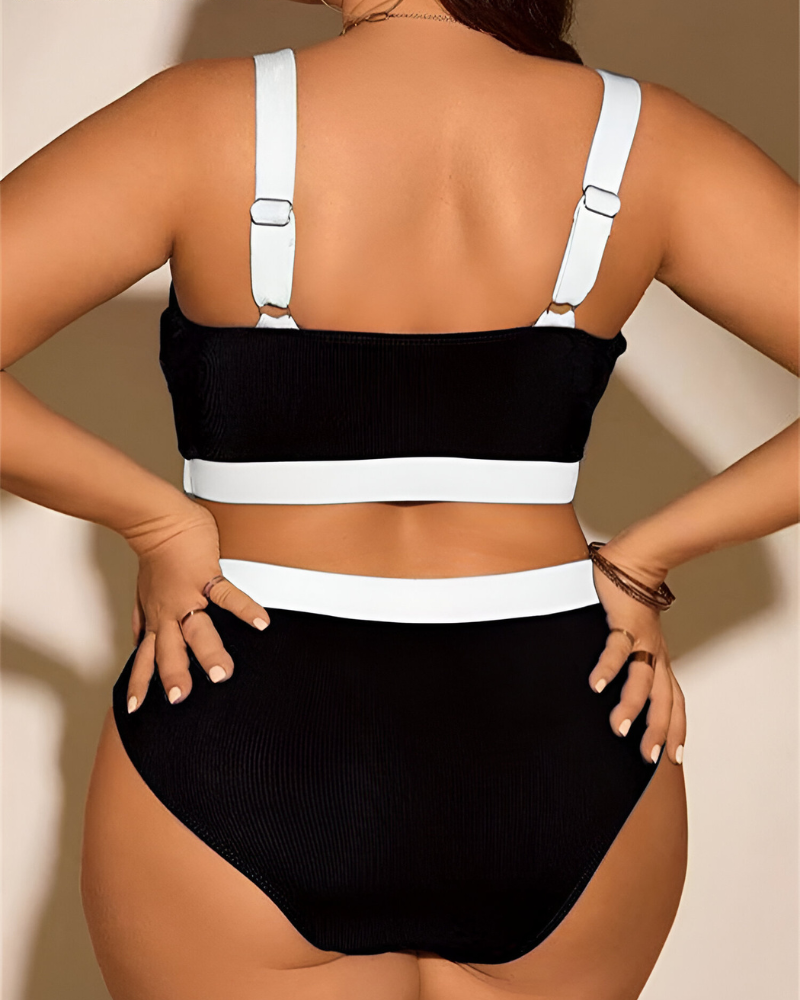 Lely™ | Bikini w rozmiarze plus z elastycznym kontrolowaniem brzucha