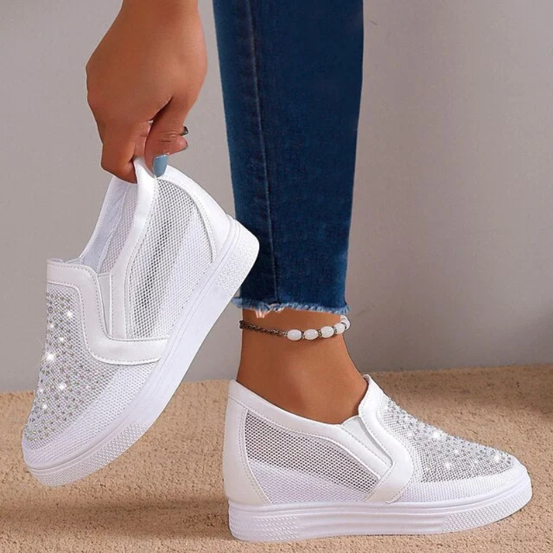 Nadja™ | Modne Kryształowe Sneakersy dla Kobiet