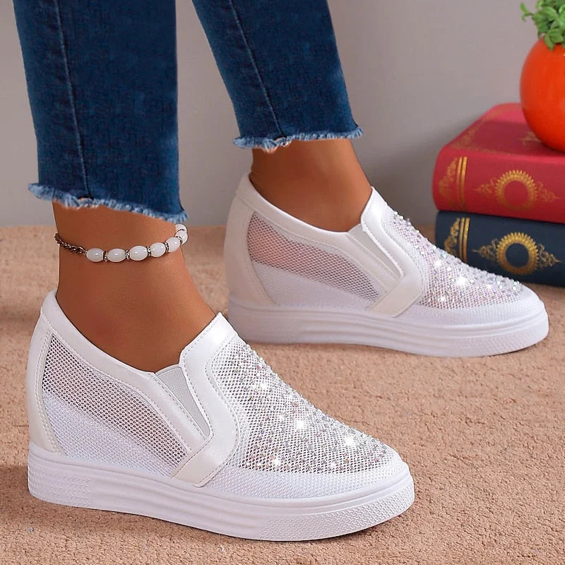 Nadja™ | Modne Kryształowe Sneakersy dla Kobiet