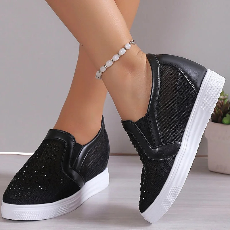Nadja™ | Modne Kryształowe Sneakersy dla Kobiet
