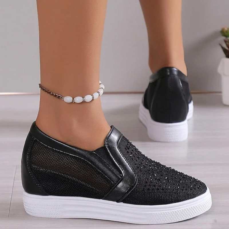 Nadja™ | Modne Kryształowe Sneakersy dla Kobiet