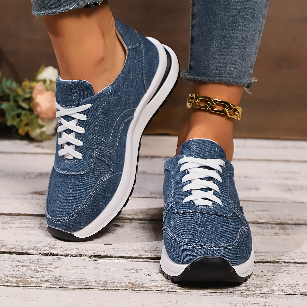 Izzy™ | Sneakersy ortopedyczne z dżinsu