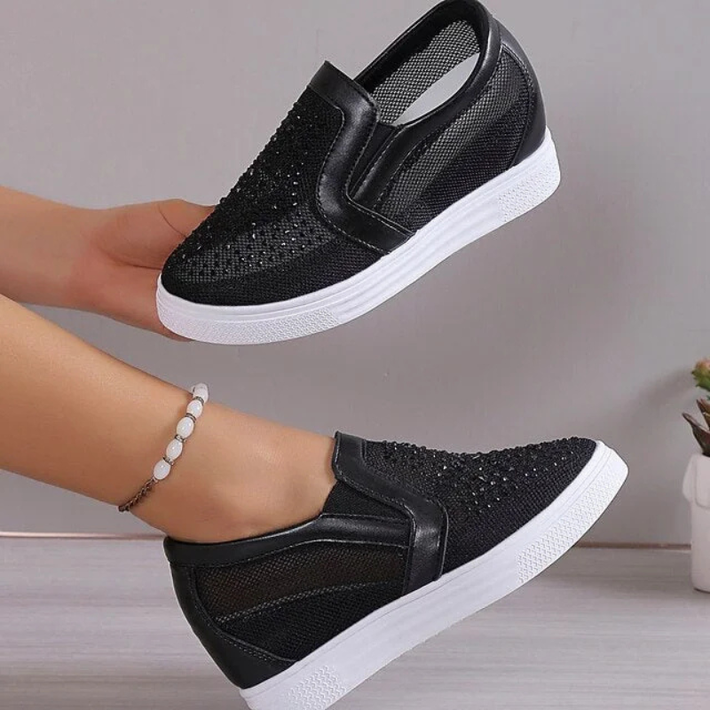 Nadja™ | Modne Kryształowe Sneakersy dla Kobiet