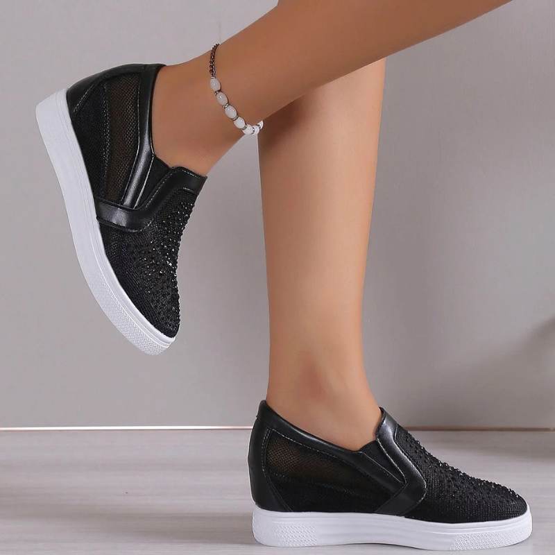 Nadja™ | Modne Kryształowe Sneakersy dla Kobiet