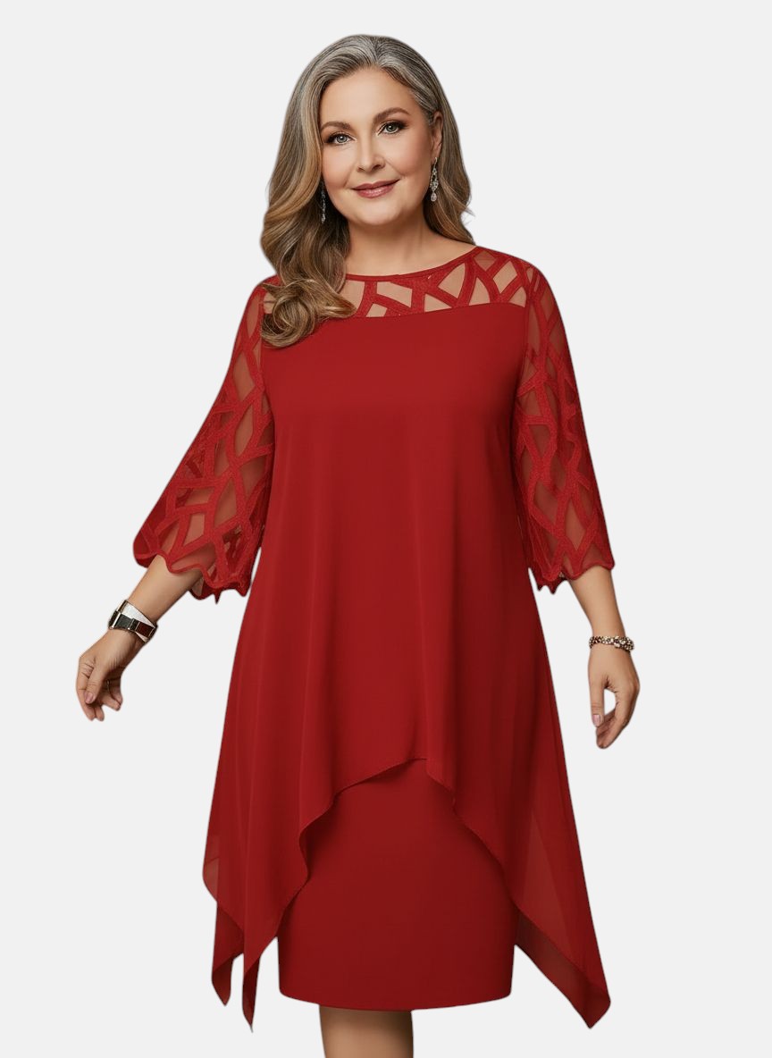 Elara™ | Elegancka, wygodna sukienka midi