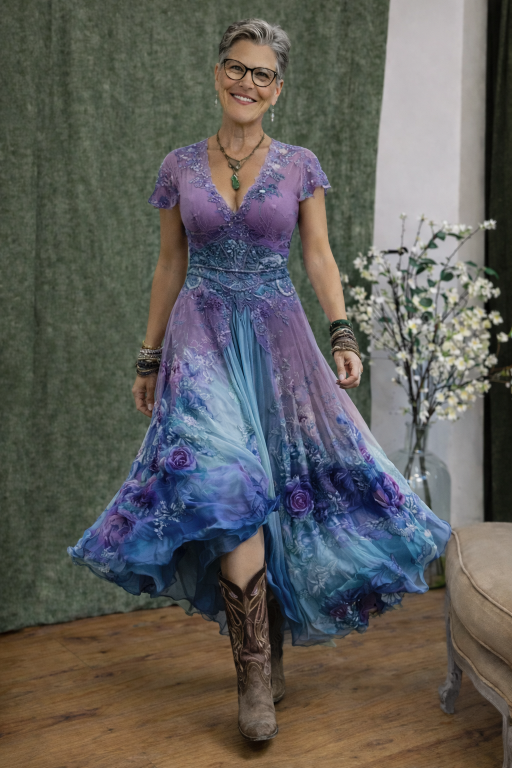 Agnieszka™ | Sukienka boho inspirowana stylem vintage