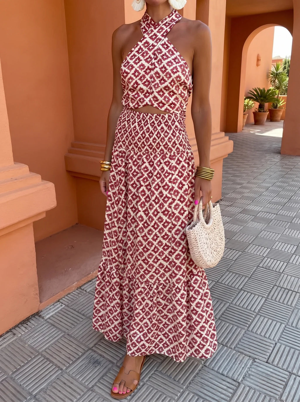 Zuzanna™ | Elegancka Sukienka Maxi Halter