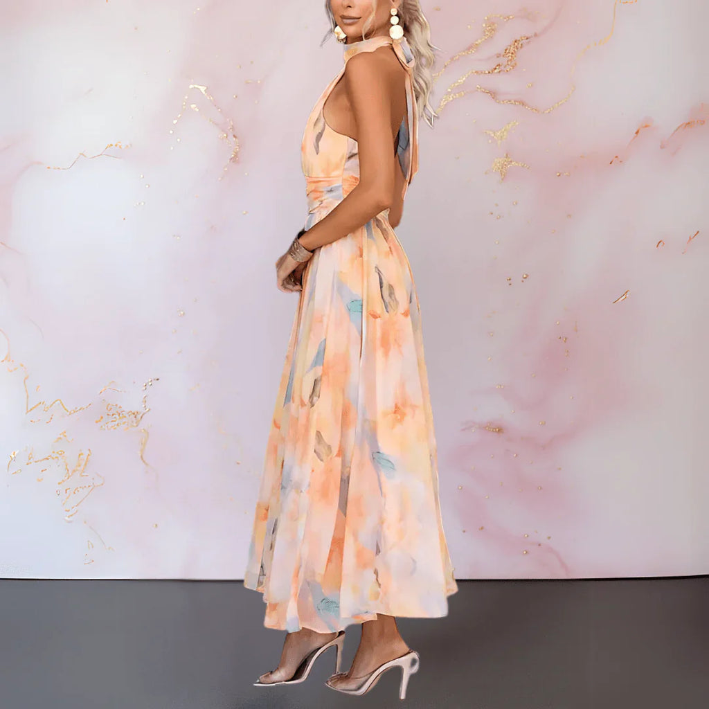 Meya™ | Szykowna Sukienka Maxi Halter